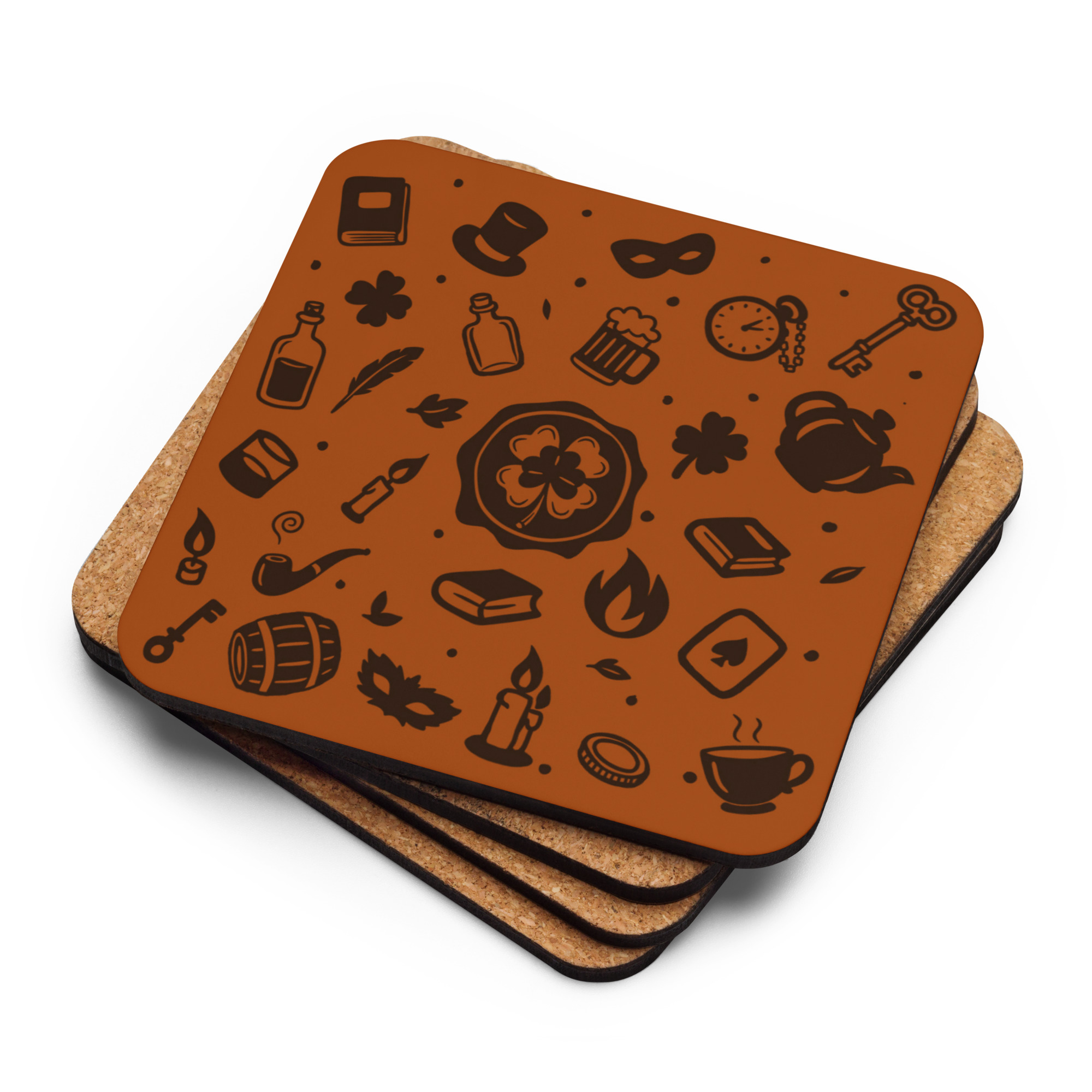 Korkuntersetzer "Four Leaves" – Bild 2