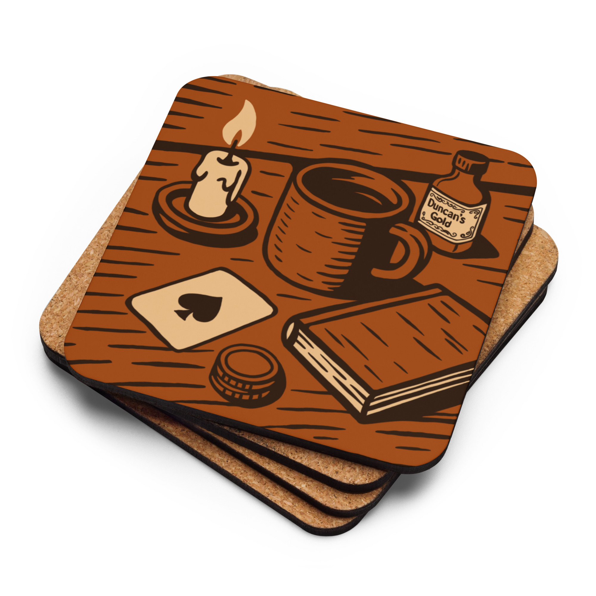 Korkuntersetzer "Nach dem Coup" – Bild 2